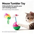 Cat Plush Mouse Tumbler Interactive Toy 2