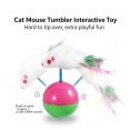 Cat Plush Mouse Tumbler Interactive Toy 4