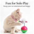 Cat Plush Mouse Tumbler Interactive Toy 6
