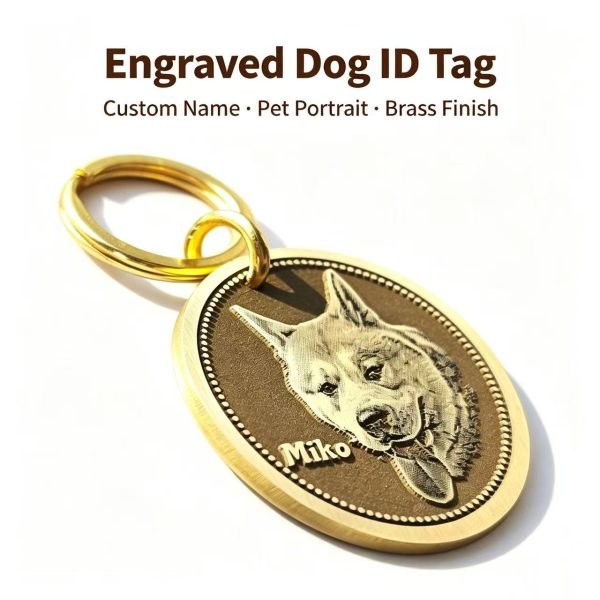 Custom Pet Portrait Tag 6