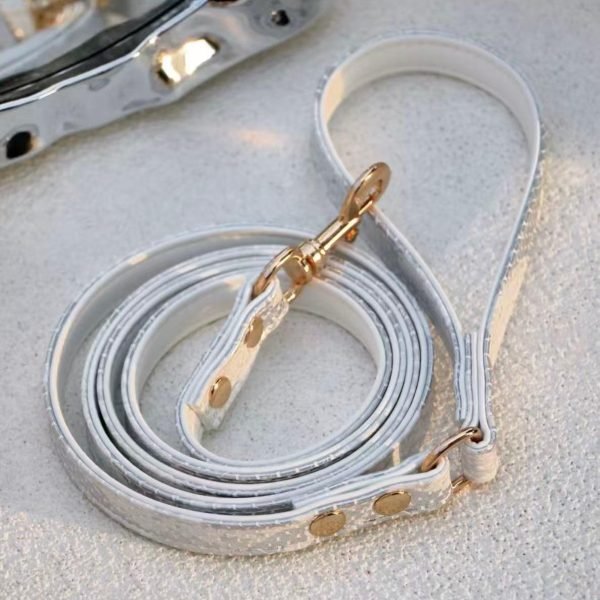 High-end Snake Print Dog Collar & Leash Set 3