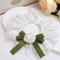 Lace Pet Bib Collar Bow Tie 1