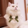 Lace Pet Bib Collar Bow Tie 3