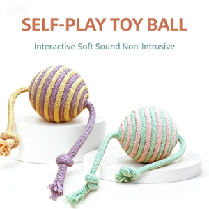 Self Play Rope Ball Cat Toy Ball