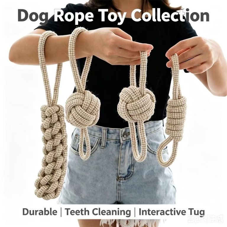 Eco-friendly Cotton Rope Knot Pet Toy Pack