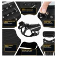 anzelae-spiked-dog-harness-feature-overview