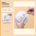 USB-C rechargeable motor for an interactive cat toy