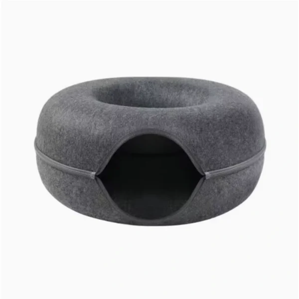donut cat tunnel bed