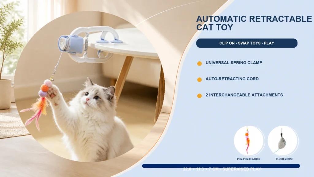 interactive cat toys and indoor enrichment products